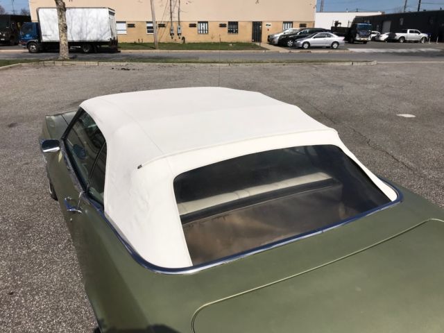 1968 Green Chevrolet Camaro Convertible