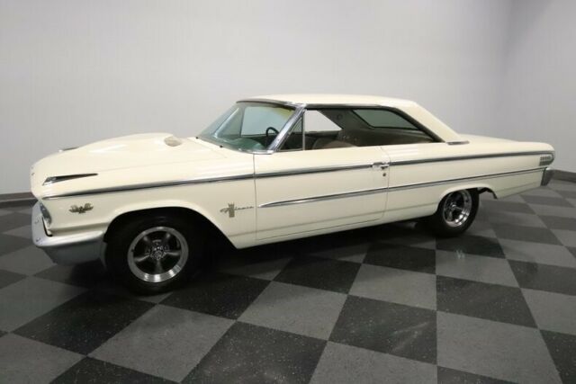 1963 White Ford Galaxie Fastback