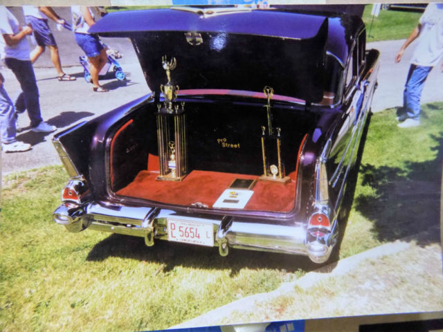 1957 Black Cherry Poly Chevrolet Bel Air/150/210 2 dr sedan