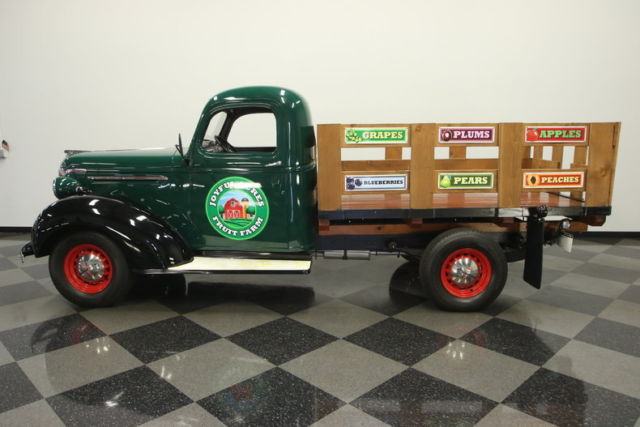 1940 Green Chevrolet Stake Bed Pickup (Truck)