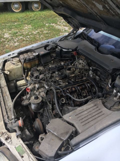 1992 White Mercedes-Benz SL-Class Convertible