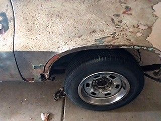 1971 Unpainted Chevrolet Camaro Coupe