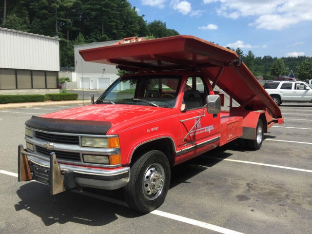 1992 red Chevrolet Silverado 3500 Standard Cab Pickup