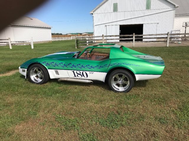 1969 Green Chevrolet Corvette Coupe