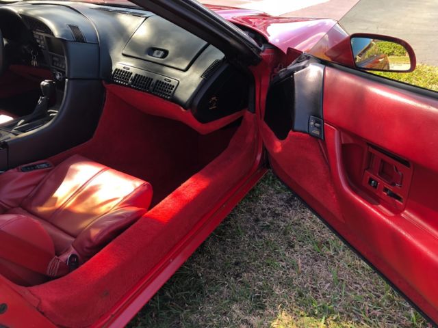 1991 Red Chevrolet Corvette Coupe