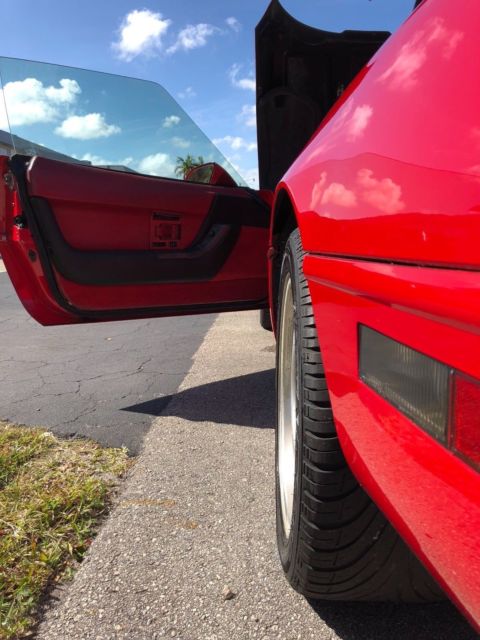 1991 Red Chevrolet Corvette Coupe