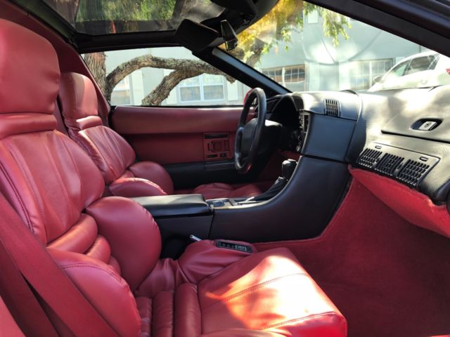 1991 Red Chevrolet Corvette Coupe