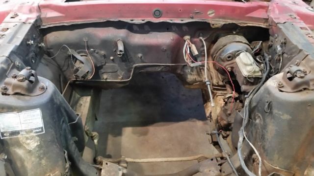 1969 T5 Candyapple Red with Low Gloss Black Ford Mustang Sportsroof