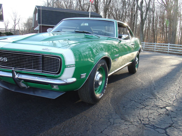 1968 RALLY GREEN Chevrolet Camaro