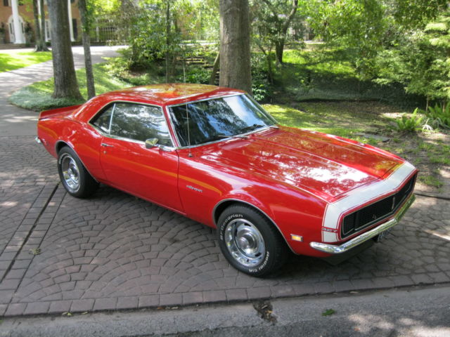 1968 Red Chevrolet Camaro Coupe
