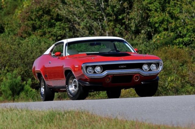 1971 Red Plymouth GTX Coupe