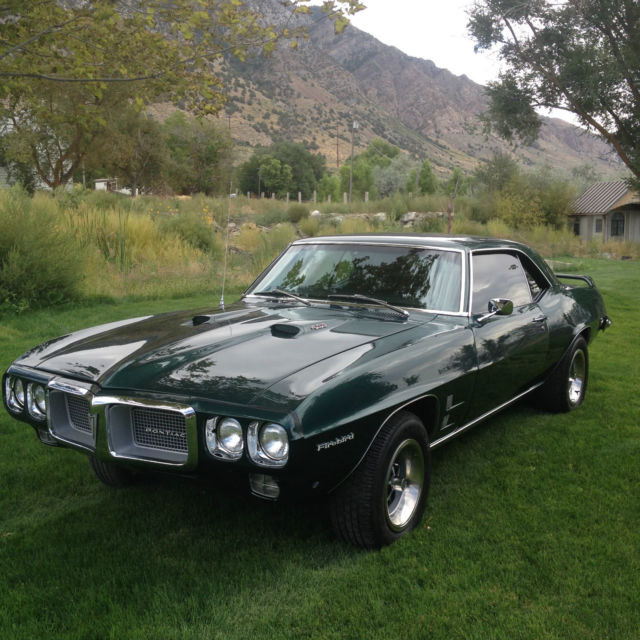 1969 Green Pontiac Firebird Coupe