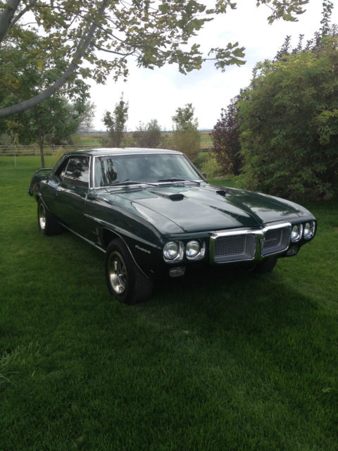 1969 Green Pontiac Firebird Coupe