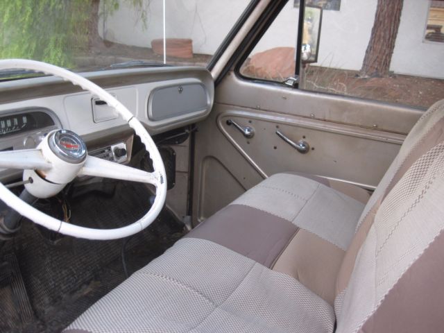 1963 Red Chevrolet Corvair Standard Cab Pickup