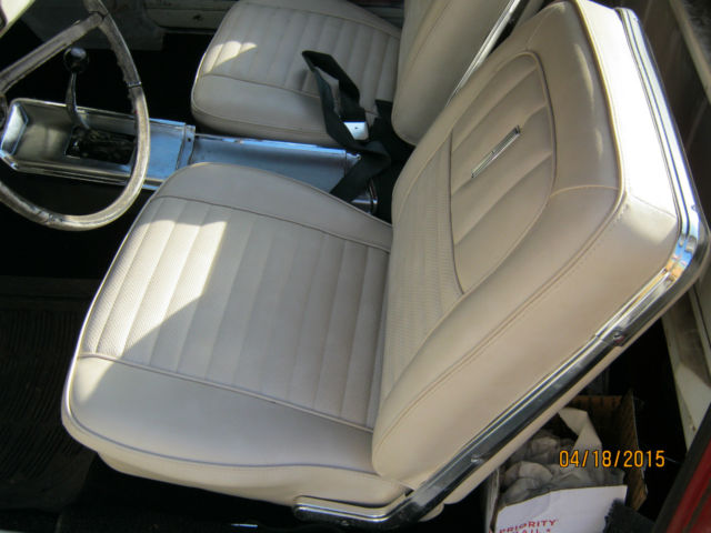 1967 Red Ford Ranchero pickup 2 door