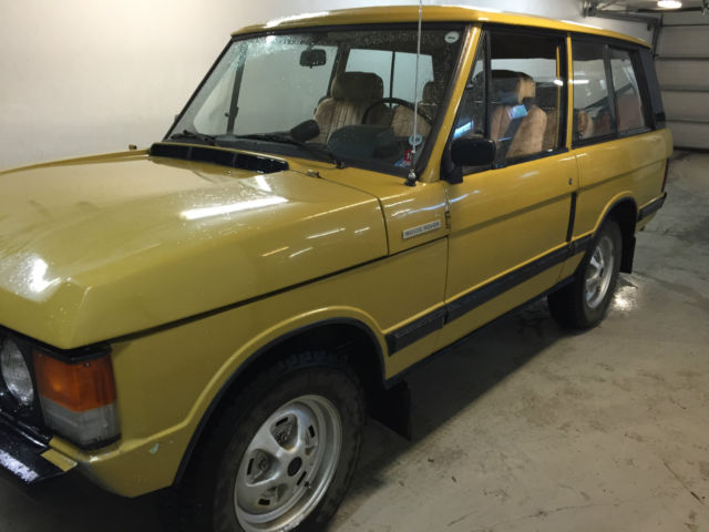 1972 Bahama Gold Land Rover Range Rover