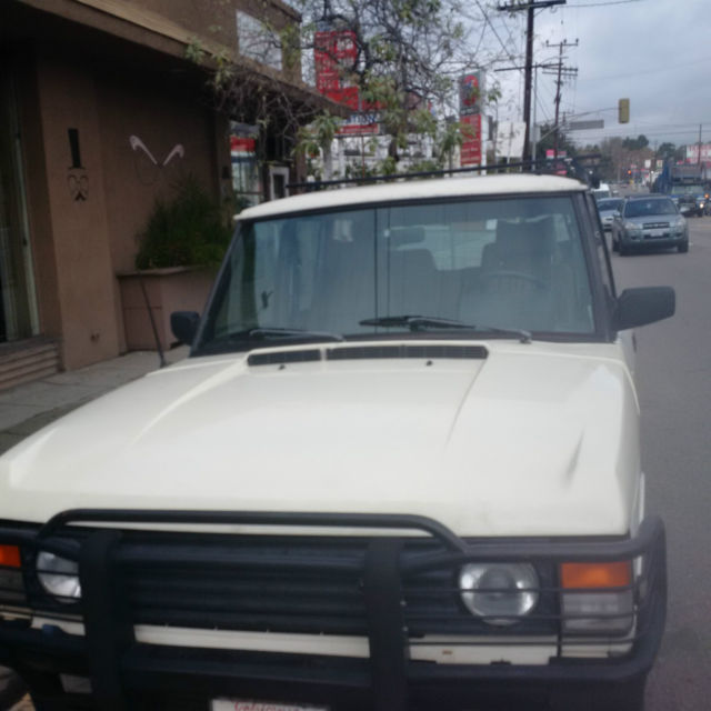 1989 WHITE Land Rover Range Rover
