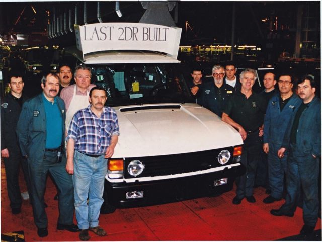 1994 White Land Rover Range Rover SUV