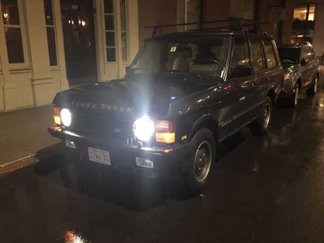 1992 Blue Land Rover Range Rover SUV