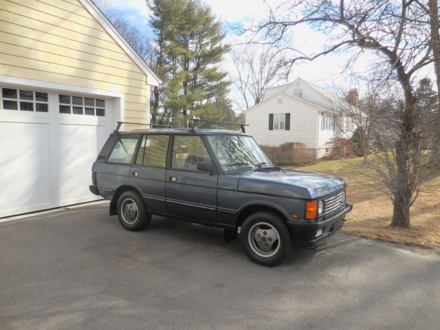 1992 Blue Land Rover Range Rover SUV