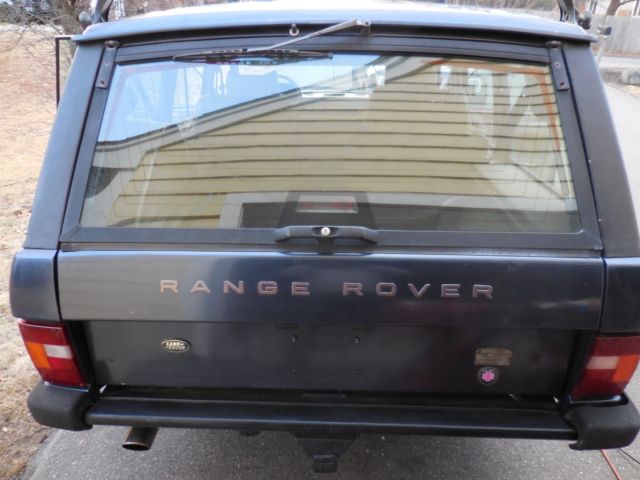 1992 Blue Land Rover Range Rover SUV