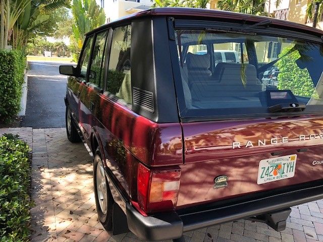 1991 White Land Rover Range Rover SUV