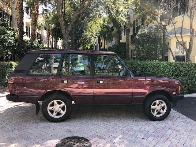 1991 White Land Rover Range Rover SUV