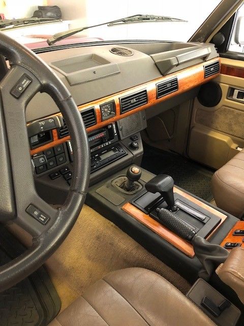 1991 White Land Rover Range Rover SUV