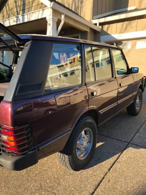 1994 Burgundy Land Rover Range Rover Cab & Chassis