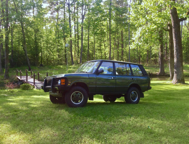 1993 Green Land Rover Range Rover SUV