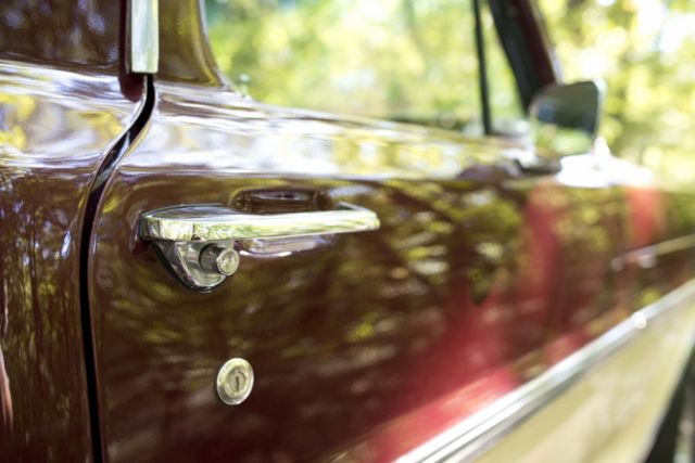 1969 Burgundy Ford F-100 Standard Cab Pickup