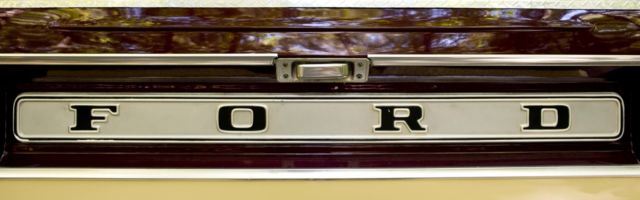 1969 Burgundy Ford F-100 Standard Cab Pickup