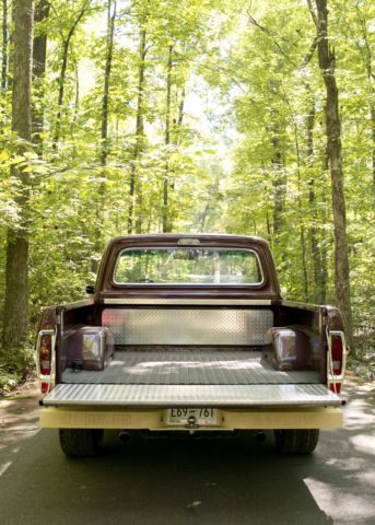 1969 Burgundy Ford F-100 Standard Cab Pickup