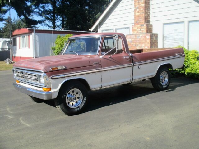 1972 Brown and White Ford F-250
