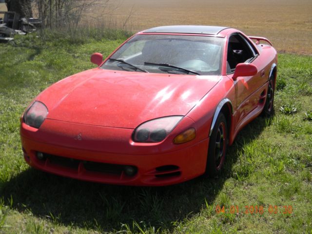 1994 Red Mitsubishi 3000GT Coupe