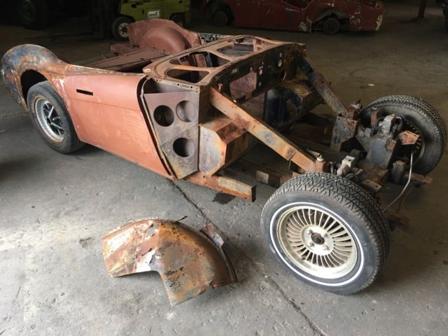 1955 Brown Austin Healey 100/4 Convertible