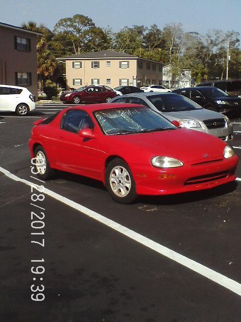 1993 Red Mazda MX-3 Coupe
