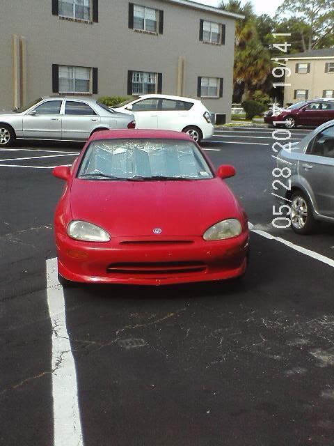 1993 Red Mazda MX-3 Coupe