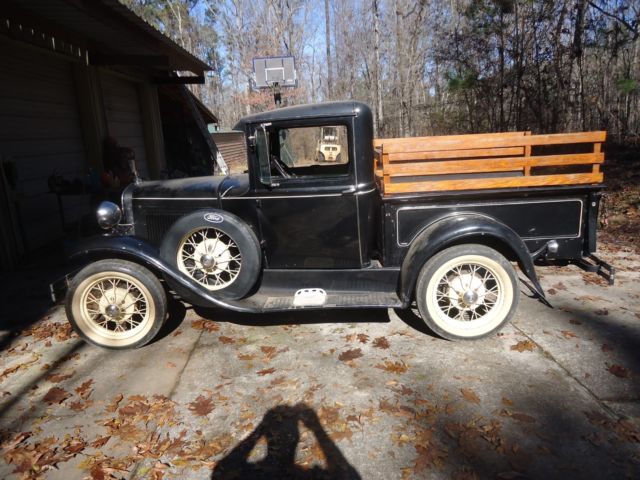 1931 Black Ford Model A pickup