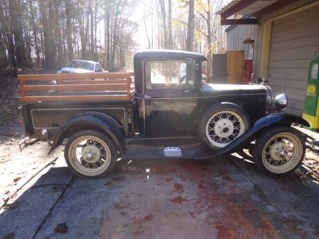1931 Black Ford Model A pickup