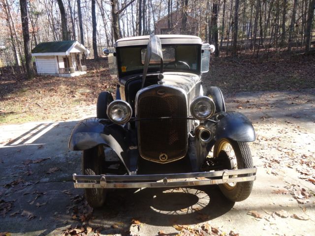 1931 Black Ford Model A pickup