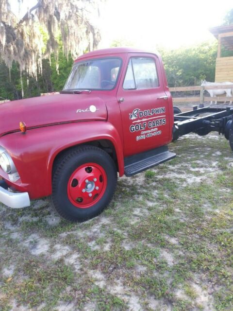 1953 Red Ford F-100