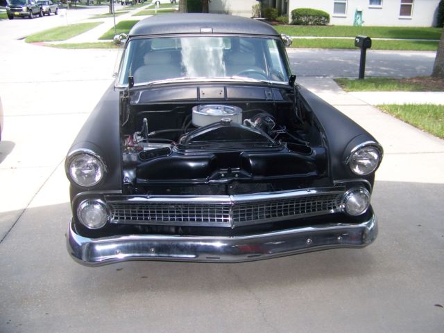 1955 flat black enamal/gloss metal flake roof Ford Sedan Delivery Sedan Delivery