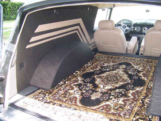 1955 flat black enamal/gloss metal flake roof Ford Sedan Delivery Sedan Delivery