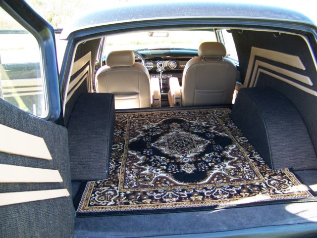 1955 flat black enamal/gloss metal flake roof Ford Sedan Delivery Sedan Delivery