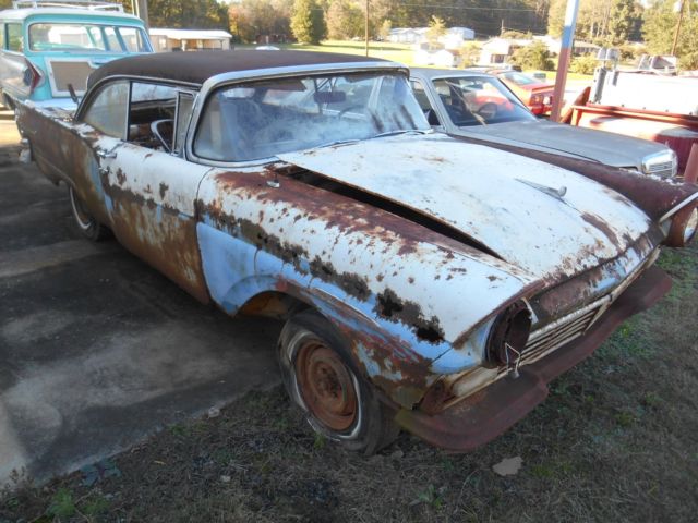 1957 Blue Ford Fairlane 2 door hardtope