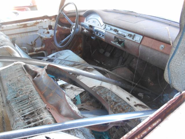 1957 Blue Ford Fairlane 2 door hardtope
