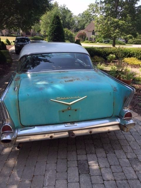 1957 Turquse Chevrolet Bel Air/150/210 Sport Coup