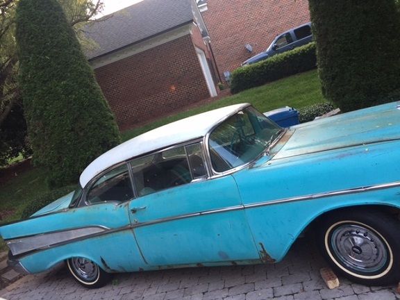1957 Turquse Chevrolet Bel Air/150/210 Sport Coup