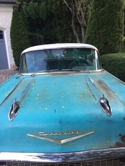 1957 Turquse Chevrolet Bel Air/150/210 Sport Coup